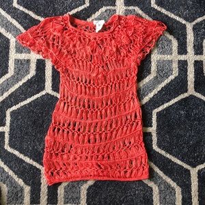 Crocheted cover-up